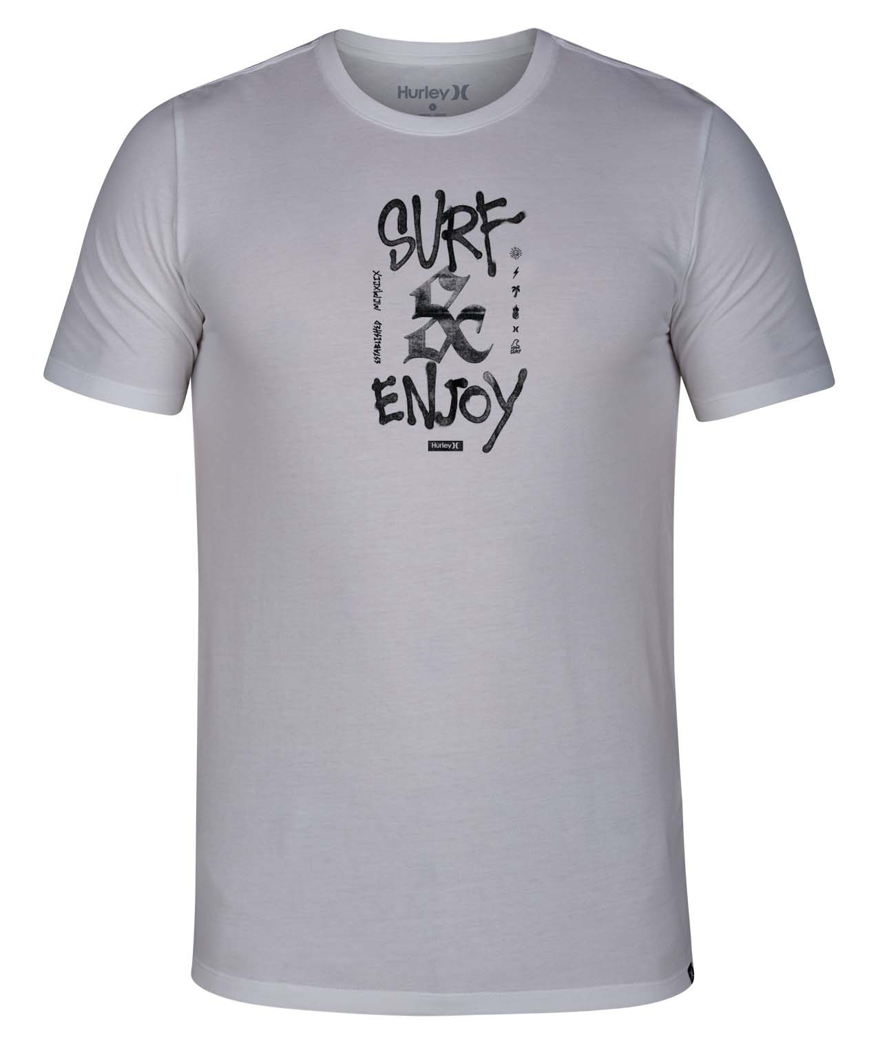 HURLEY M DRI-FIT SURF AND ENJOY TEE AT2937 100