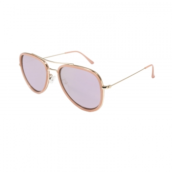 OCEAN CHARLESTON  pink transparent frosted frame with gold metal temple with revo pink lens 400.6 - 25-02-2020/15826293701525960891400.4-2.jpg